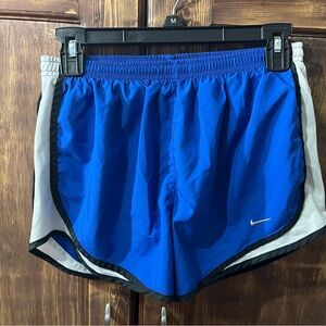 Nike Women’s Athletic Shorts in Blue and White
